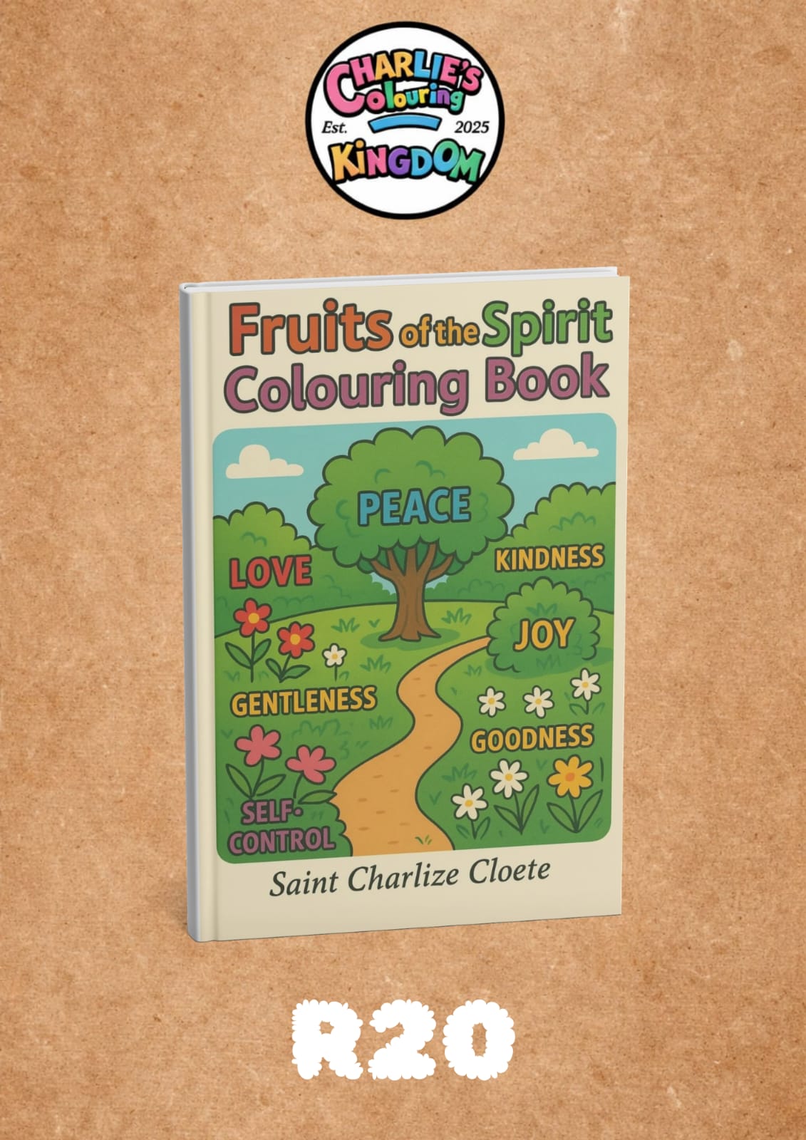 Fruits of the Spirit Colouring Book cover image