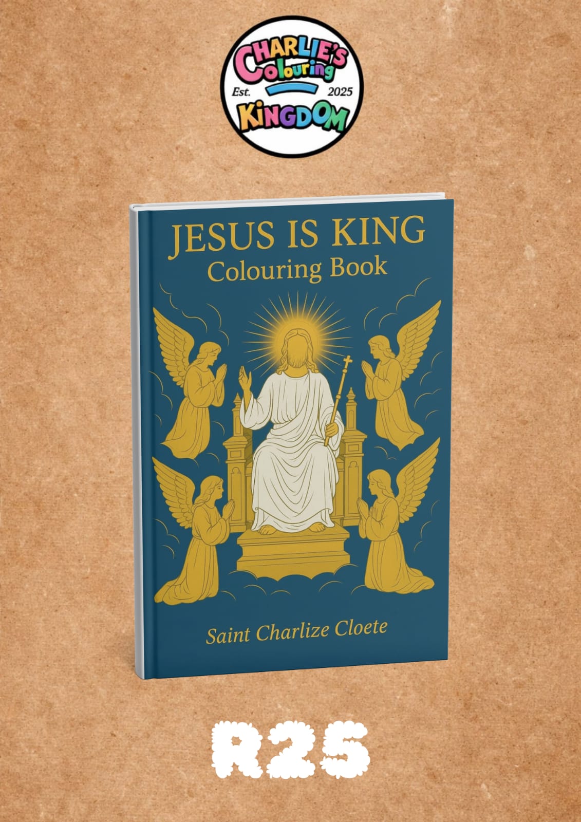 Jesus Is King Colouring Book cover image