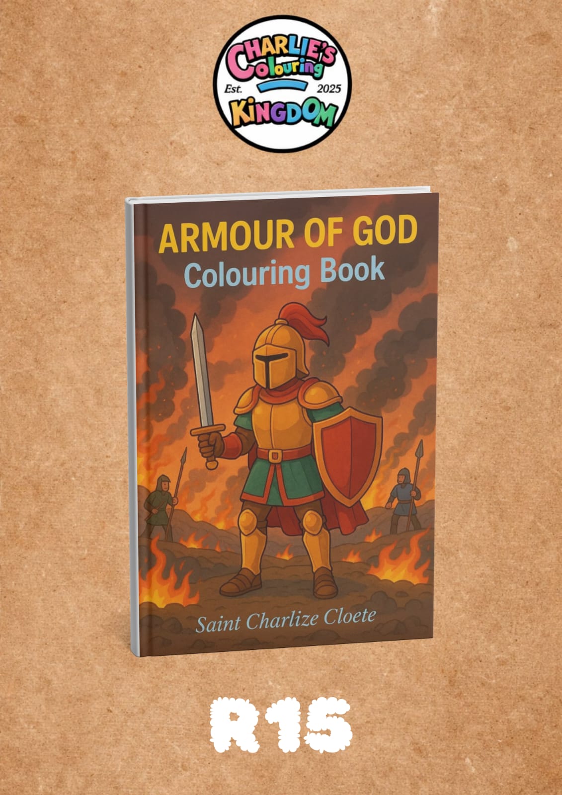 Armour of God Colouring Book cover image